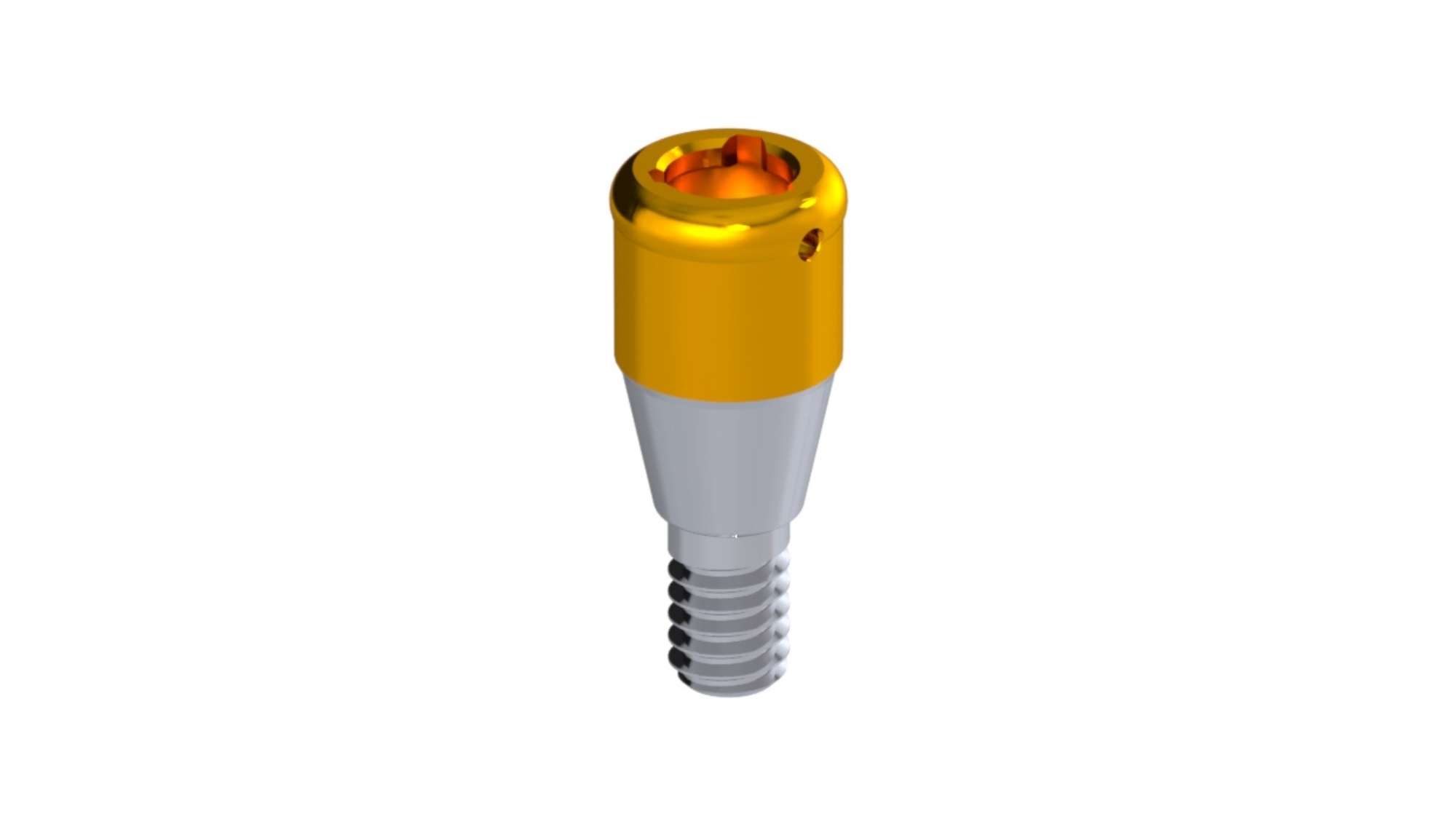 LOCK-ATTACH Abutment — Conical Reactive RP & WP (HEC-43902) — product photo