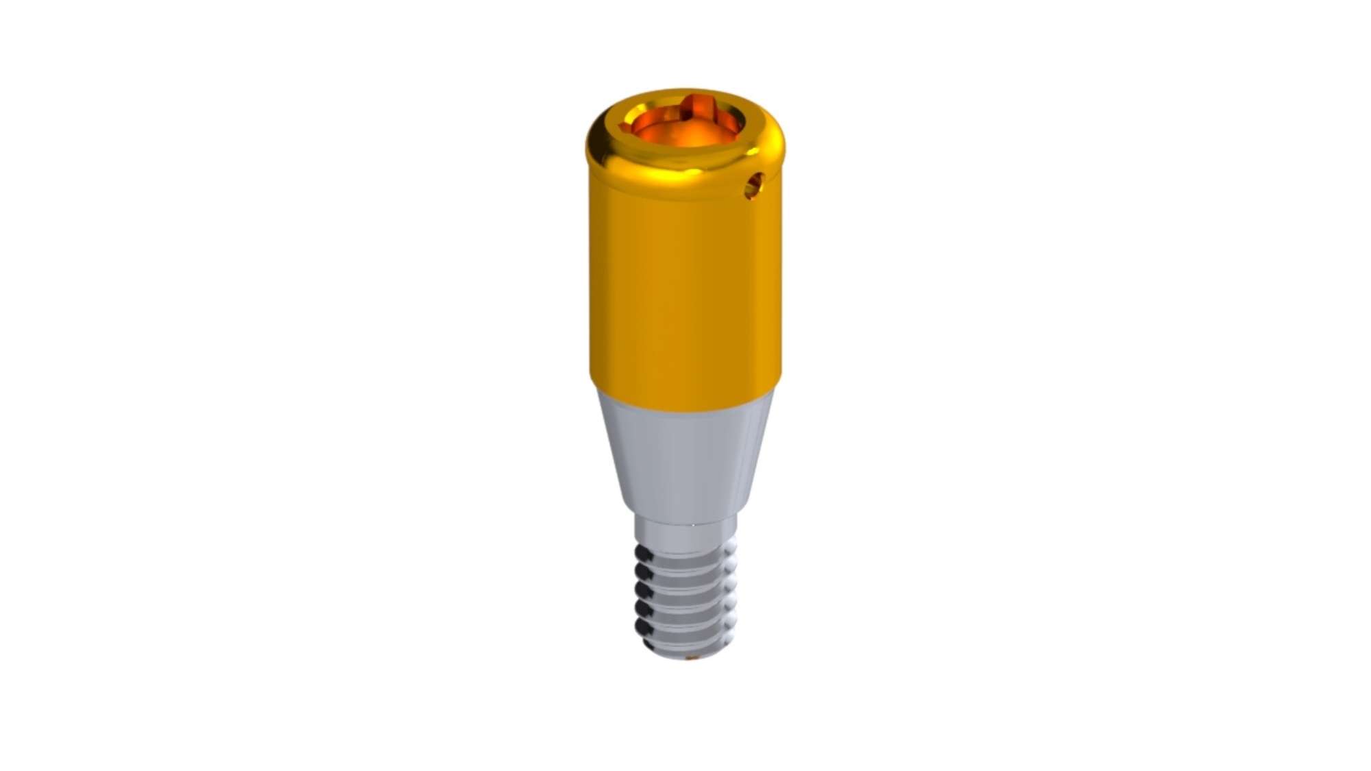 LOCK-ATTACH Abutment — Conical Reactive RP & WP (HEC-43904) — product photo