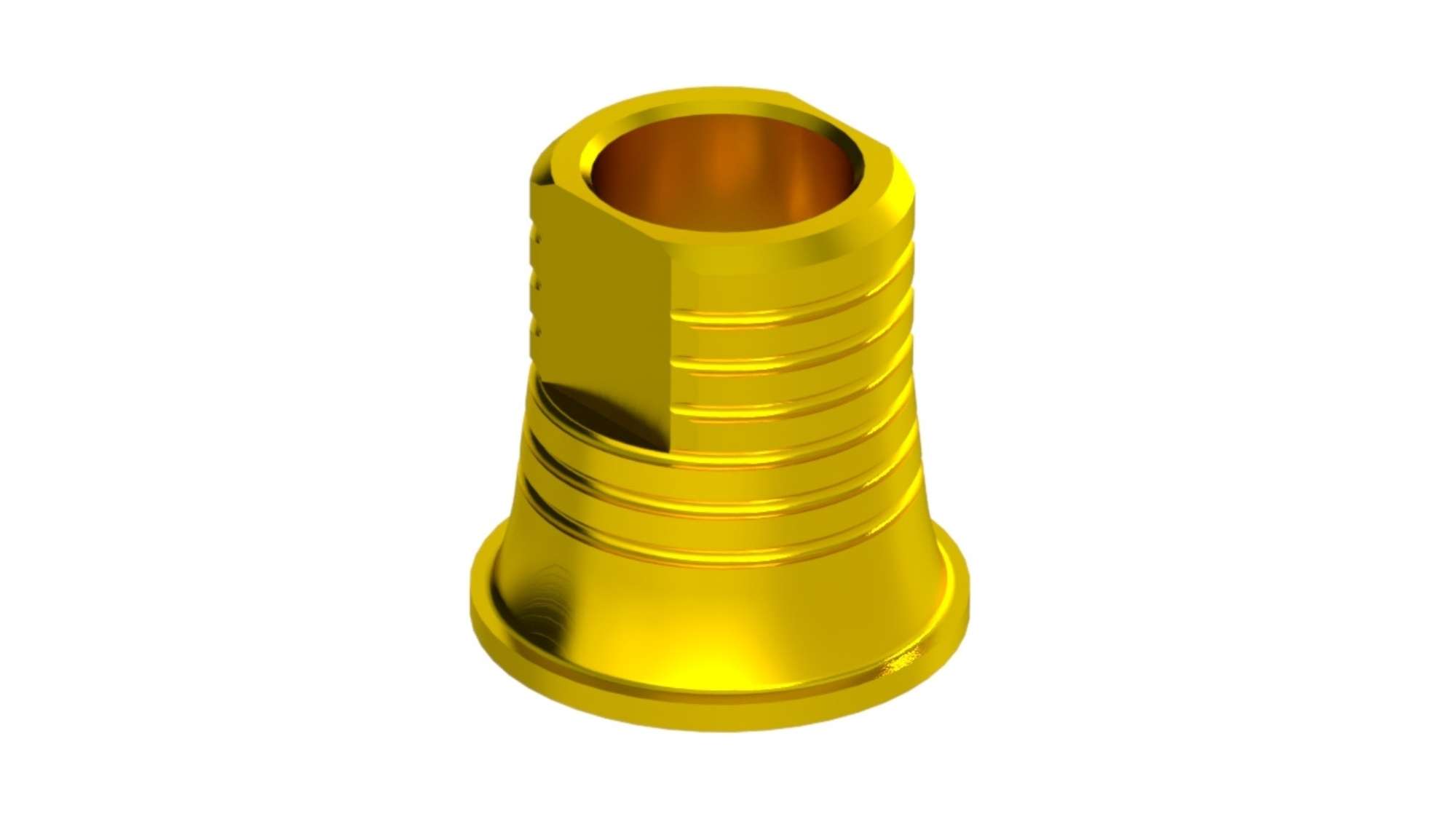 1G TiBase Abutment โ Engaging โ Multiunit Multiunit (HE-48751) โ product photo