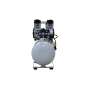 CALIFORNIA TOOLS - 4.0 HP Ultra Quiet Oil-Free - 220v/60Hz - 20Gal - 4-Chairs Steel Tank NO-Air Dryer - C# CAT-20040CAD