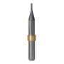 DEPRAG - T8 - TITANIUM Bull Mill &Oslash;1.5mm 6mm S 50 L - Cad/Cam burs # T*D1.5*R0.1*6H*6D*50L  ( 900 mins )
