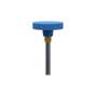 BESQUAL - Diamond Impregnated Rubber Wheel - Blue for super luster polishing, use for Porcelain & Metals (HP Shank) - # 201-015