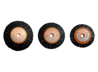 Lathe Brush Wheels Wooden Hub | BESQUAL