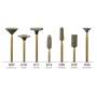 BESQUAL - Zirconia Diamond Abrasive Stones - 7PCS Kit - # 229-400
