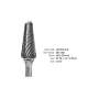 BESQUAL - Lathe Carbide Bur B 3/8 Cone - 1/4" Shank - # 303-382
