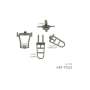 BESQUAL - PS Disposable Articulator (U-TYPE) - Small (Crown & Bridge) Set 50/Box - # 610-302