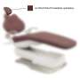 ADS Dental Systems - AJ12/AJ15/AJ16 Headrest Color U10 Wine Red Upholstery - # 8022054