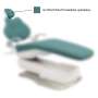 ADS Dental Systems - AJ12/AJ15/16 Headrest Color U19 Jade Upholstery - # 8607319