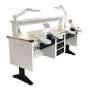 DIGITECH  DUAL-WORKSTATION 1.8mts ( 6 ft ) -  2 Stations - 2 Dust Collectors , 2 Led Light - 3 drawers # DIG-003