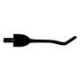 MPF Brush - Composite Application Tool - Angled Tapered Spatula - # 300-8004B