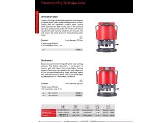 Drufomat & Drufosmart Vacuum Forming Units - DREVE
