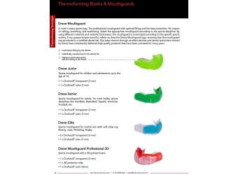 3D Protector Sport Mouthguards - DREVE