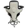 FLIGHT DENTAL - Flight Dental Systems FSDOC-602 Premium Doctor Stool, Upgraded Backrest and Tilt Mechanism, Powder-Coated Aluminum Base with High-Quality Casters - # FSDOC-602