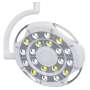 FLIGHT DENTAL - Flight Quantum Surgical Ceiling Light, 20 LED Bulbs, 15000-80000 Lux, Adjustable 4000-5300K Color Temperature, Sensor Control, Greater than 90 CRI, 8-10ft Ceiling - # CL-307SF