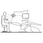 FLIGHT DENTAL - G.Comm iView Vision System Multimedia Package, Trolley Mounted, HDMI Converter, IVBox Recording Device, All-in-One Computer, Medical-Grade Monitor, Monitor Mount, Italy - # TRM-307GIV