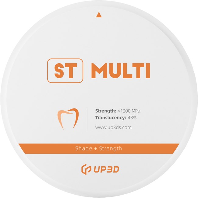 UP3D Zirconia ST MULTI multilayer disc