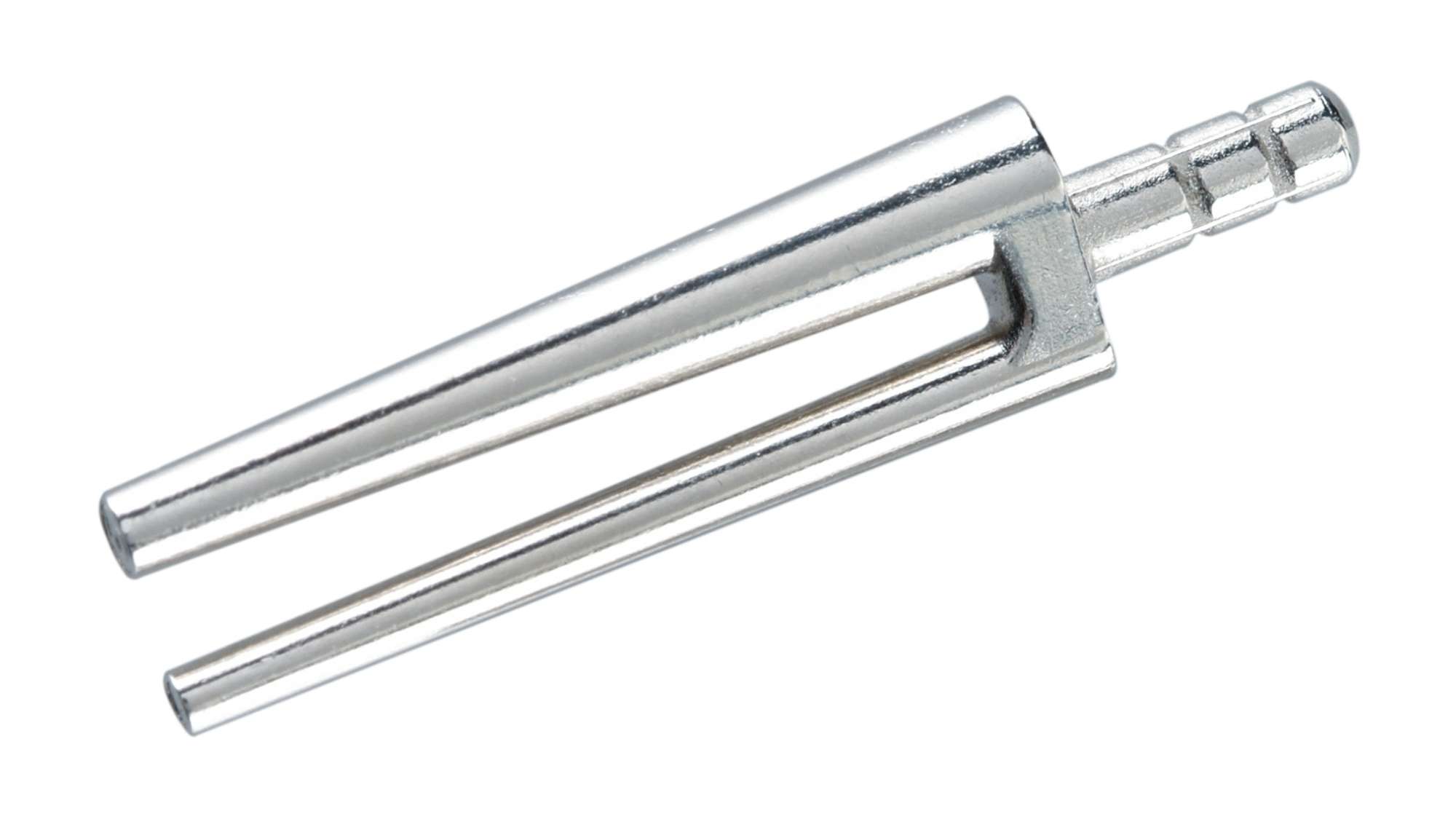 Renfert Bi-Pin Long No Sleeves 1000pk--Double Dowel Pins-High-lustre nickel plated model pin with dual guidance.