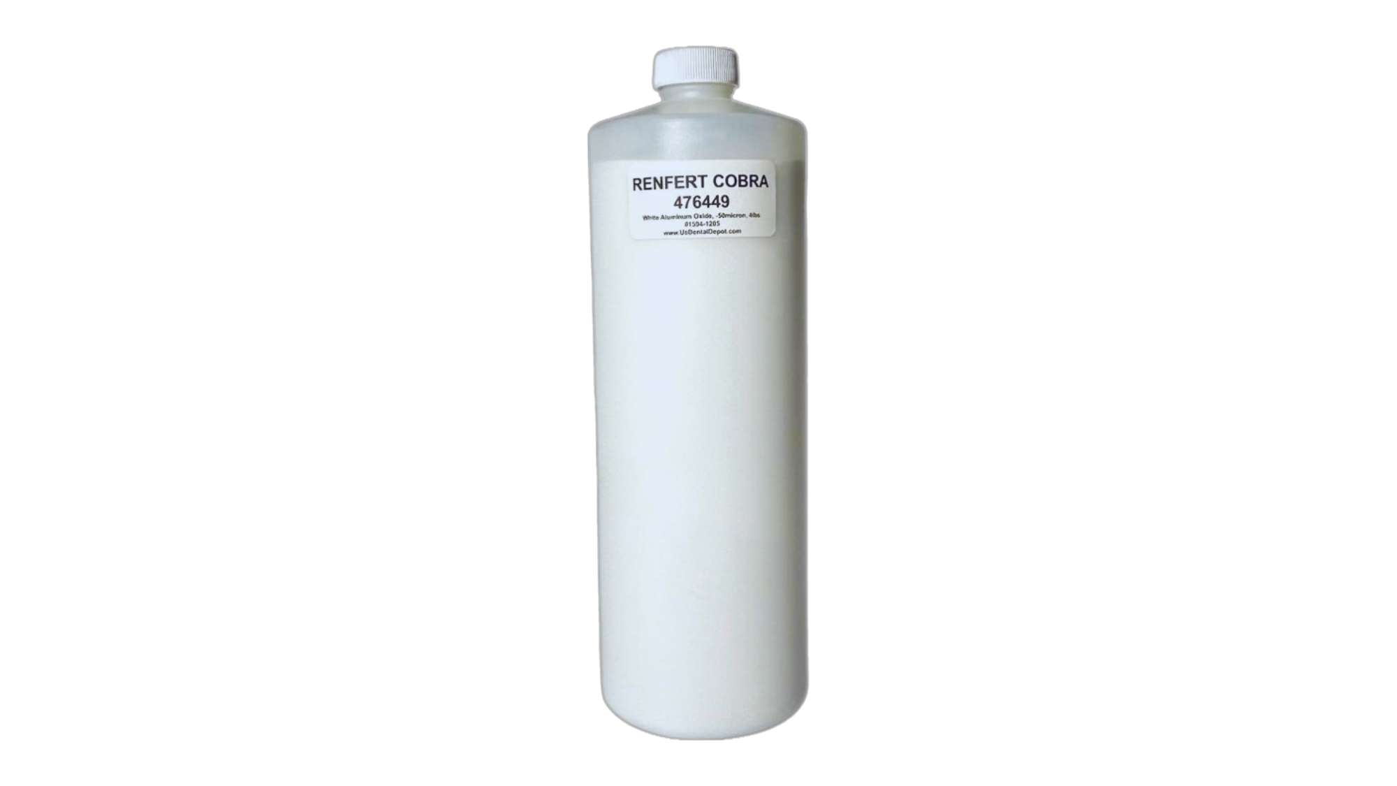 Renfert COBRA White Aluminum Oxide, -50micron, 4lbs -( from bucket of 12.5kg )