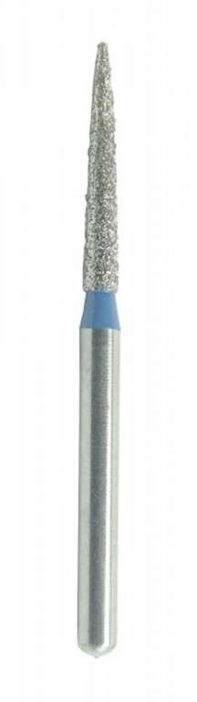 Shark FG Diamond - 10pk burs FO-11- 863-010M FG Long Flame Small - Blue Medium - ( #260.8 ) #FO11 Blue Medium