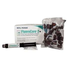 Dentsply Sirona Fluorocore 2+ BLUE Color Syringe Refill - Core Build-up Material- Fluoride