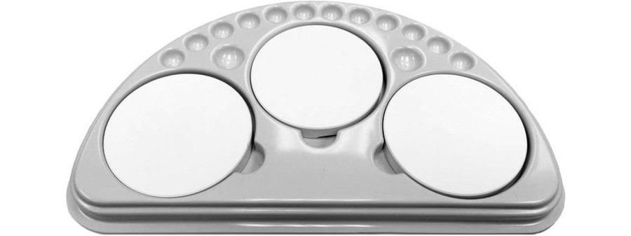 BESQUAL Porcelain Ceramic Tray 3x Small Single - M007