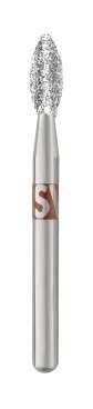 SS WHITE SS-WHITE - Piranha Diamond Pointed Football FG Fine Size 2.1mm Diameter25pk Single Patient Use