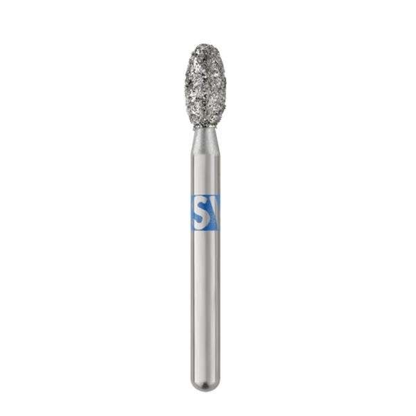 SS WHITE SS-WHITE - Piranha Diamonds FG 379.023 Medium Grit , Football Shaped, Single Use Diamond