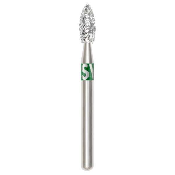 SS WHITE Piranha Diamonds FG Coarse, Pointed Football Shape, Single Use