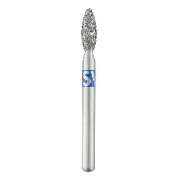 SS WHITE Piranha 2X FG Flame Shaped, Turbo Double Action, Single Use Diamond