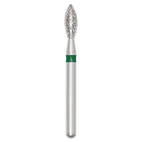 SS WHITE Revelation FG flame shaped coarse diamond bur, 5pk