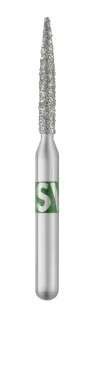 SS WHITE SS-WHITE - PIRANHA Diamond-Flame FG Coarse Shorter than Short Shank Size 1.2mm Diameter 25pk Single Patient Use