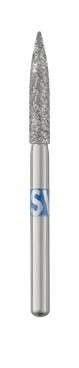 SS WHITE SS-WHITE - Piranha Diamond-Flame Long FG Medium Size 1.8mm Diameter 25pk Single Patient Use