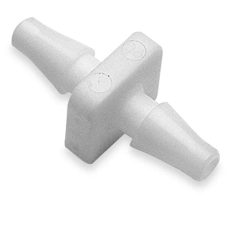 PEGASUS Plastic Inter Connectors, 1/8in OD, 10pk