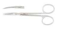 MILTEX 4.5in Iris curved surgical scissors, delicate