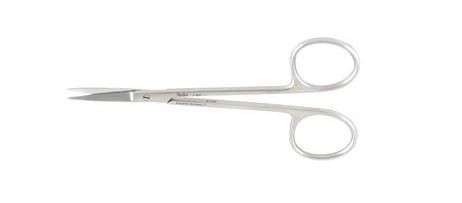 MILTEX 4.5in Iris straight surgical scissors, delicate