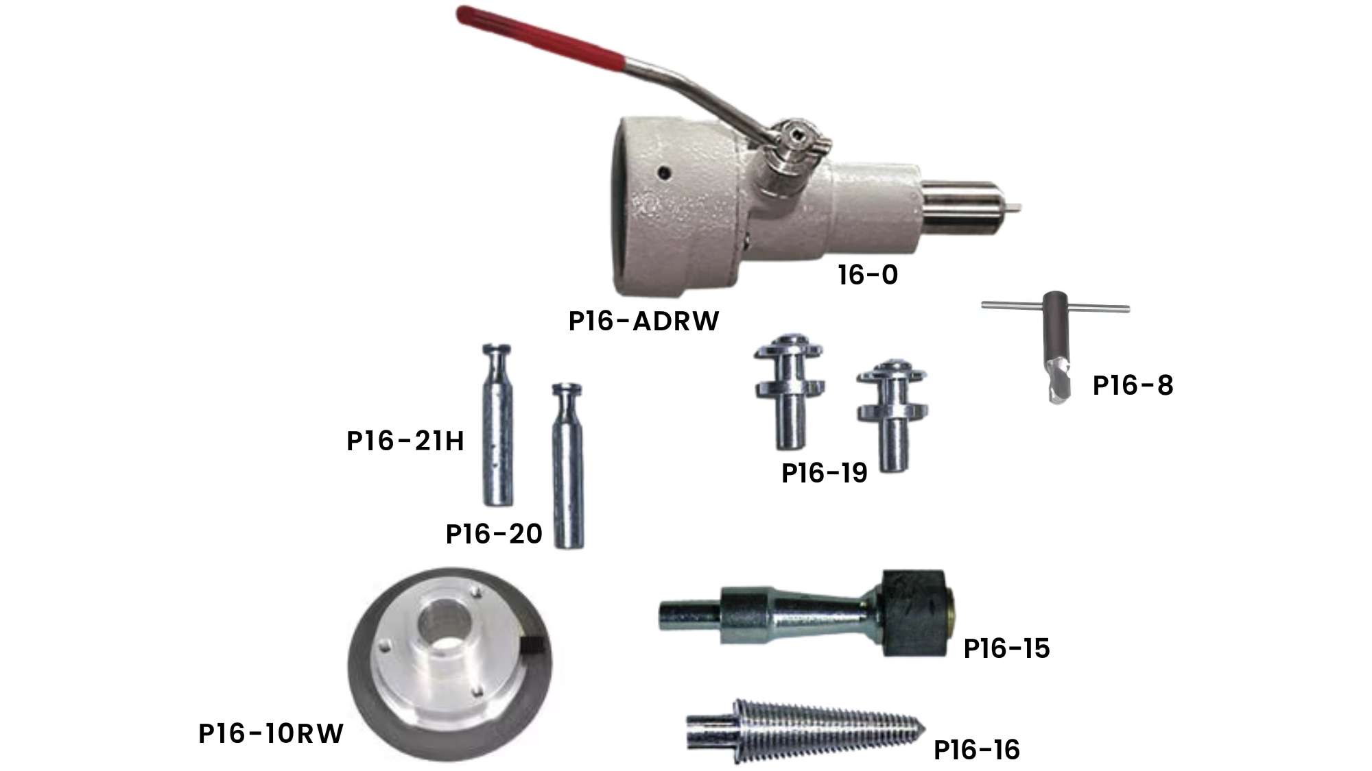 Handler Quick Auto Chuck / Changer with Accessories ( KIT ) P16-ADW ( RIGHT SIDE ) ( adaptable to most dental motors, including Red Wing and Baldor