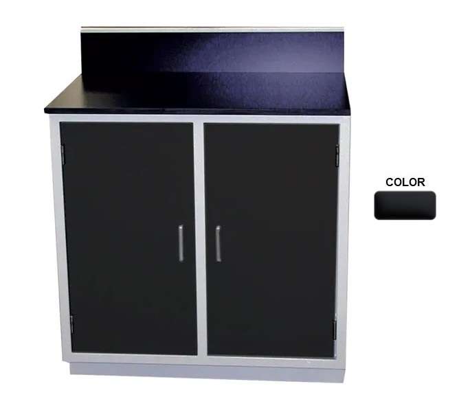 Handler Bench-2 Doors Charcoal (Top Not Included) - # 241 CHARCOAL