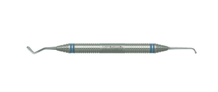Nordent Woodson #2, Double End, combines a flared bladed paddle that is 9mm - #CEPFIW2