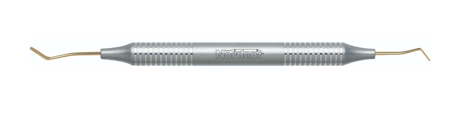 Nordent #38 Titanium-Coated Double End Paddle Composite Placement Instrument - #REPFI38T