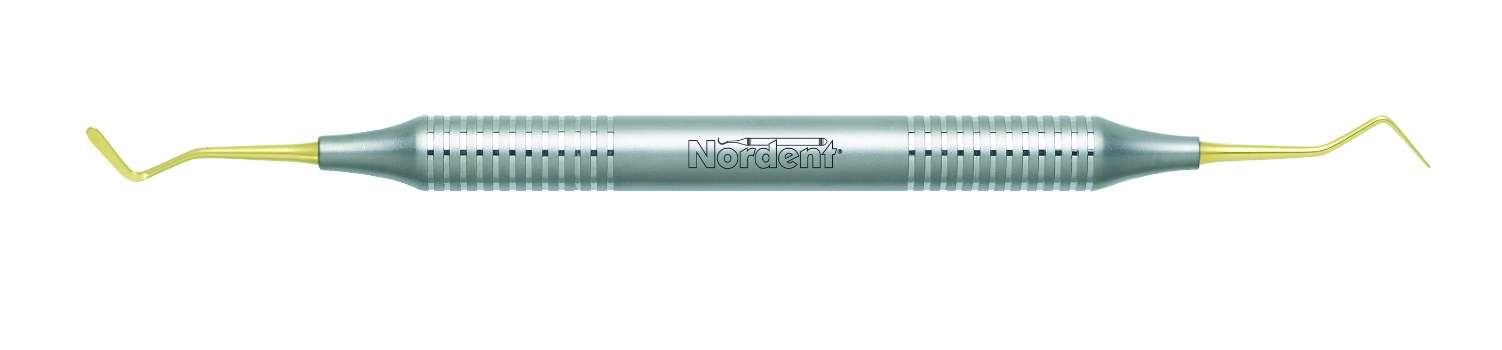 Nordent #1T Small Flared Paddle, Double End Composite Instrument, Titanium - #REPFI1T