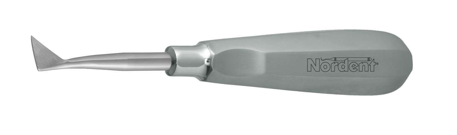 Nordent #25 Cryer Elevator, Large Flag-Left, Standard Blade with Thumb Grip - #E25