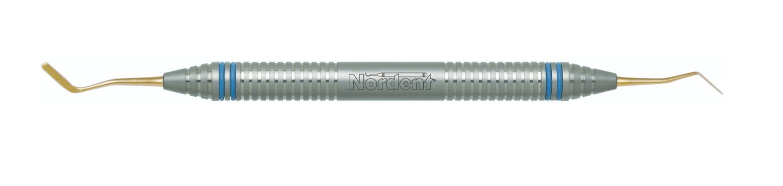 Nordent #39 Titanium-Coated Double Paddle Composite Placement Instrument - #CEPFI39T