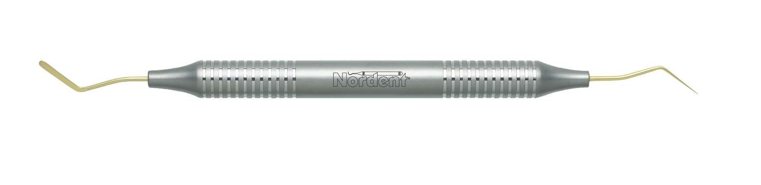 Nordent Double Paddle #7T, Double End, DuraFlex Titanium Nitride Coated - #REPFI7T