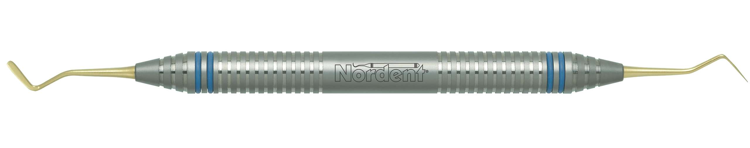 Nordent #40 Titanium-Coated Double Paddle Composite Placement Instrument - #CEPFI40T