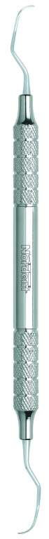 Nordent Classic, Curette, DE, Langer #3-4, Medium Round Handle - Medium Round - Hygiene