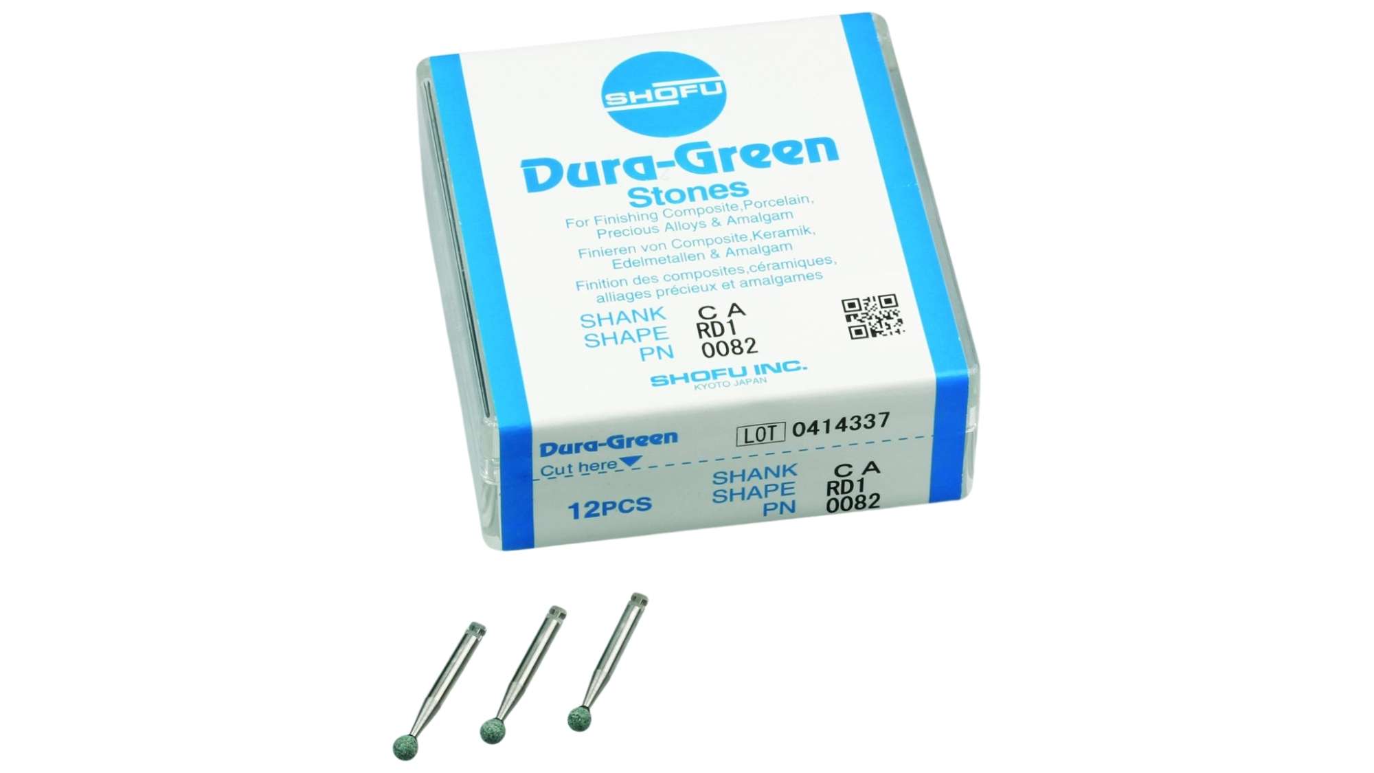 SHOFU DURA-GREEN CA Round RD1 (12pk)