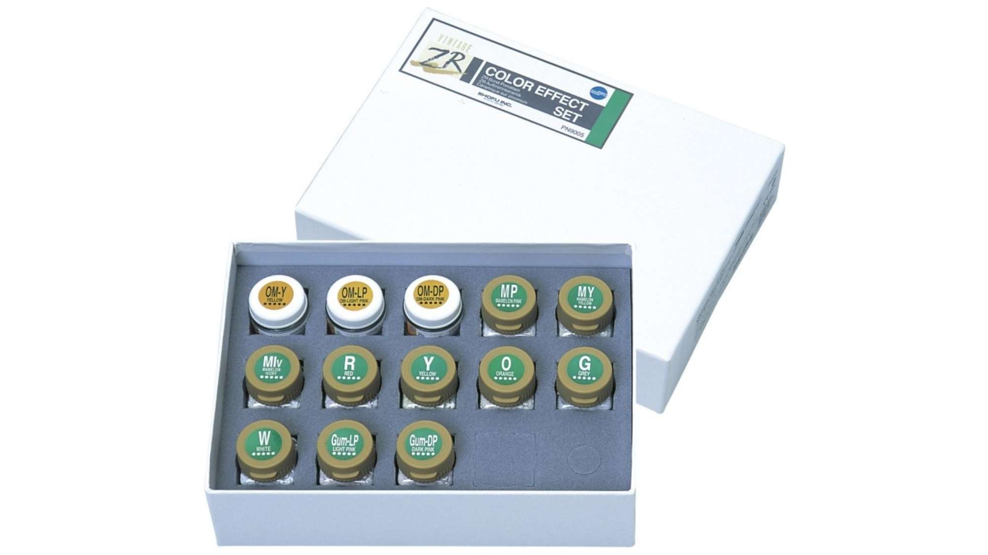 SHOFU Vintage ZR COLOR EFFECTS Set - #9005 ( Color Effects for Zirconia Body and Cervical )