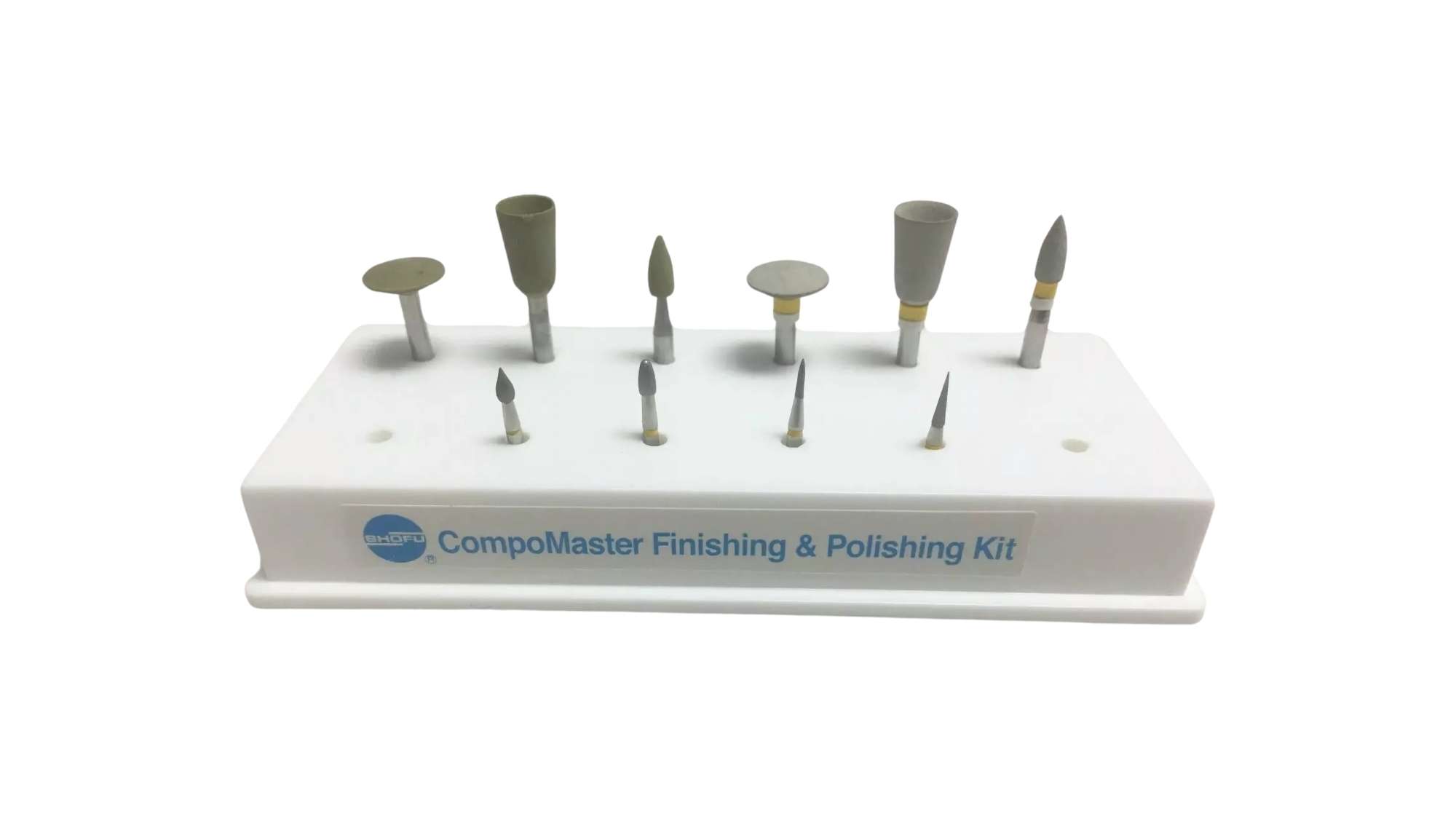 SHOFU Compomaster Finishing / Polishing Kit Classic Plastic CA/FG Kit