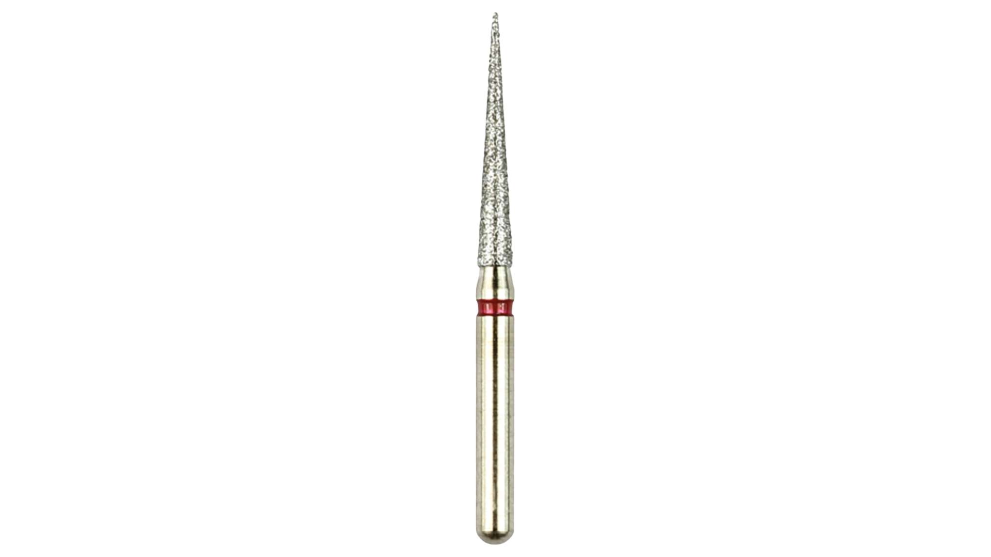 SHOFU Robot Points FG Diamonds 850F-1 Tapered Cylinder Needle (Grit: F) (length: 10.0 mm) 1pk