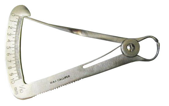 Keystone Industries Caliper For Wax (Double-Sided) Calibre cera calibre para cera
